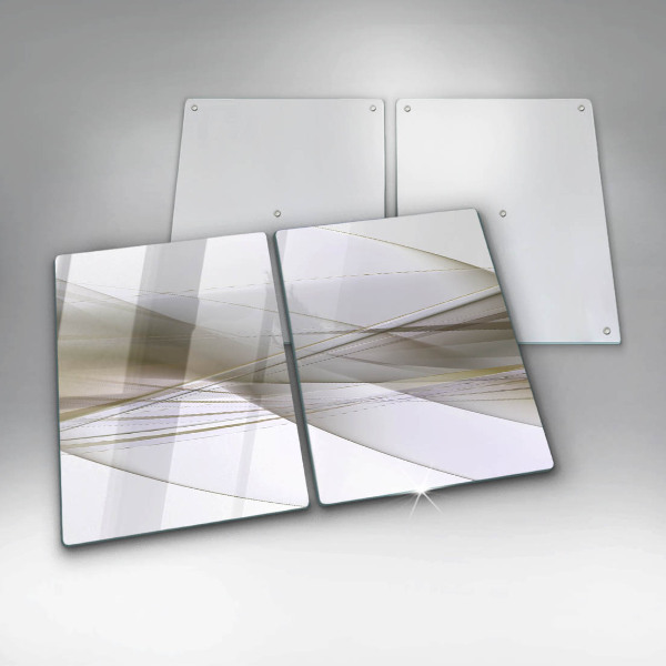 Copertura piano cottura Disegno di linee astratte