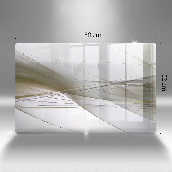 Copertura piano cottura Disegno di linee astratte