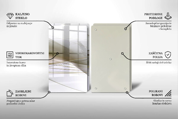 Copertura piano cottura Disegno di linee astratte