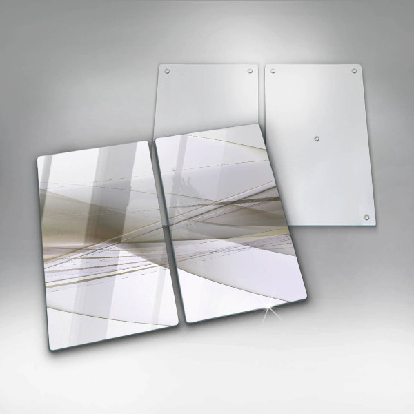 Copertura piano cottura Disegno di linee astratte