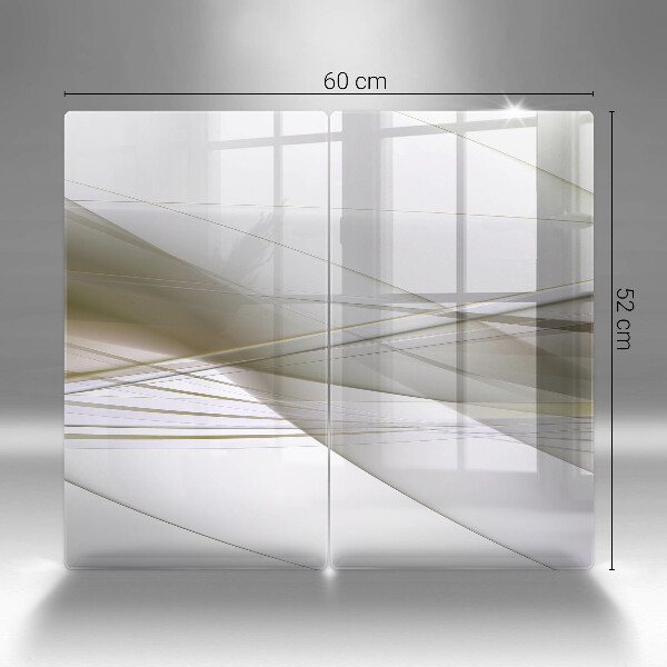 Copertura piano cottura Disegno di linee astratte