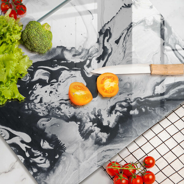 Copri piano cottura in vetro Astrazione dell'inchiostro