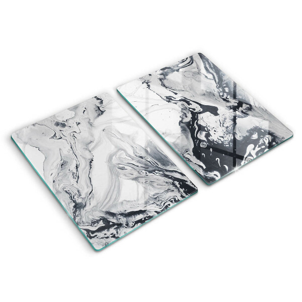 Copri piano cottura in vetro Astrazione dell'inchiostro