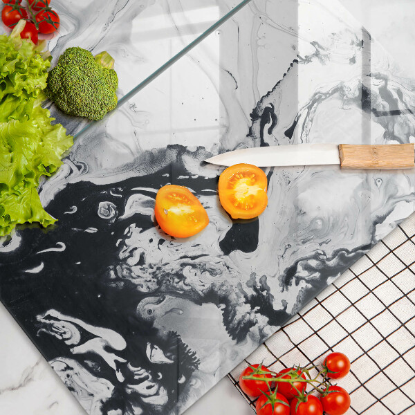 Copri piano cottura in vetro Astrazione dell'inchiostro