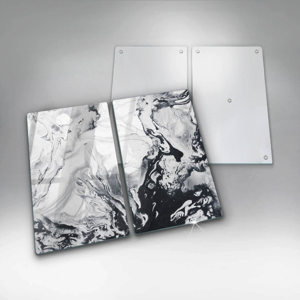 Copri piano cottura in vetro Astrazione dell'inchiostro