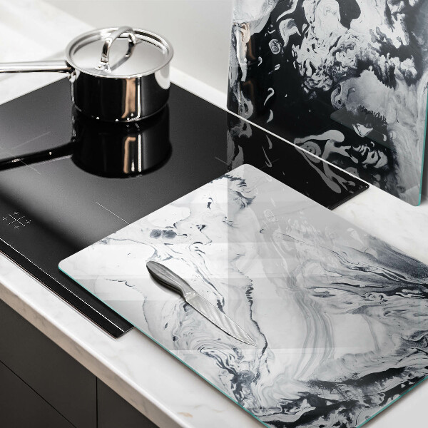 Copri piano cottura in vetro Astrazione dell'inchiostro
