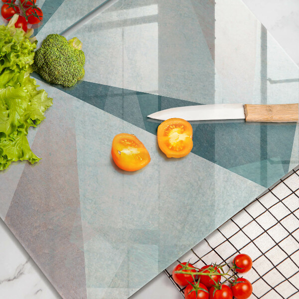 Copri piano cottura in vetro Astrazione tagliente