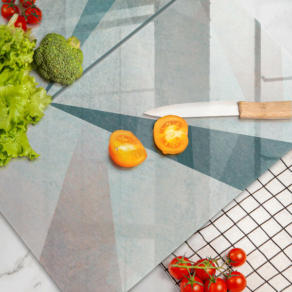 Copri piano cottura in vetro Astrazione tagliente