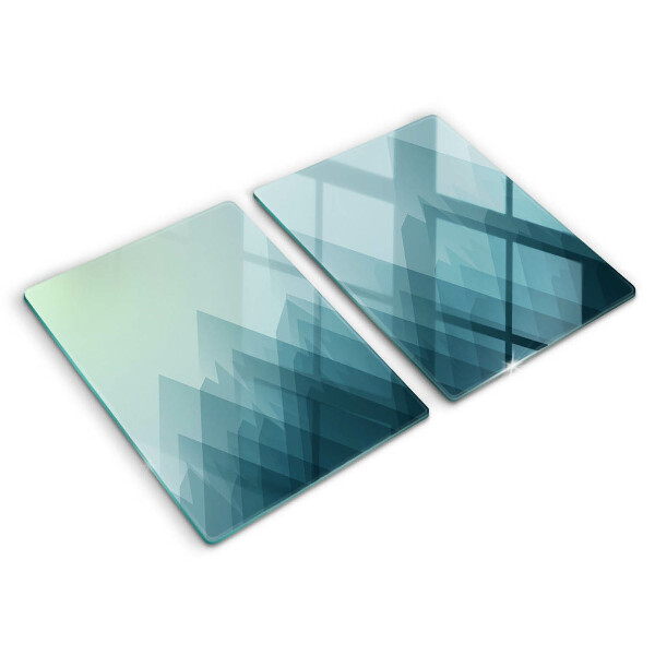 Copri piano cottura in vetro Montagne astratte