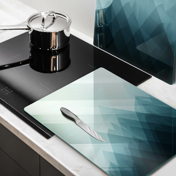 Copri piano cottura in vetro Montagne astratte