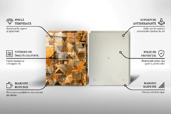 Copertura piano cottura Modello senza giunture di figure geometriche
