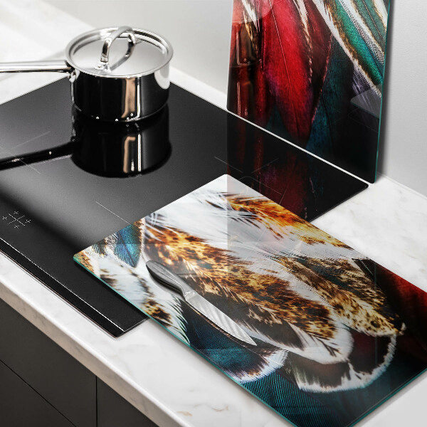 Copertura piano cottura Piume di uccelli boho