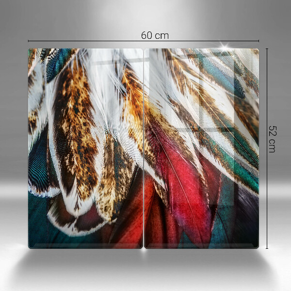 Copertura piano cottura Piume di uccelli boho