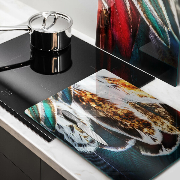 Copertura piano cottura Piume di uccelli boho