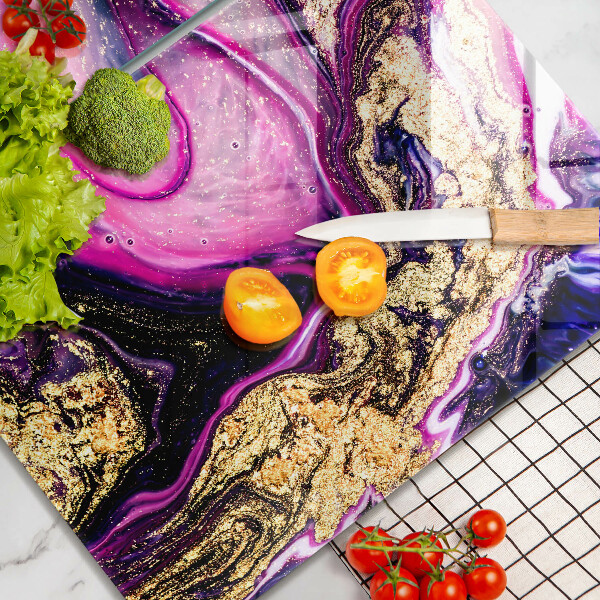 Copri piano cottura Oro di disegno astratto