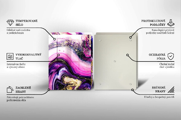 Copri piano cottura Oro di disegno astratto