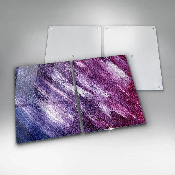 Copri piano cottura in vetro Dipingi l'astrazione