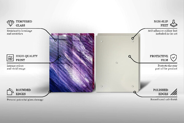 Copri piano cottura in vetro Dipingi l'astrazione