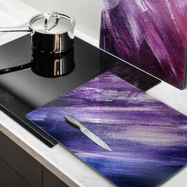 Copri piano cottura in vetro Dipingi l'astrazione