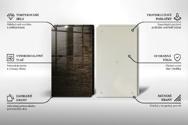 Copertura piano cottura Struttura della corteccia di legno