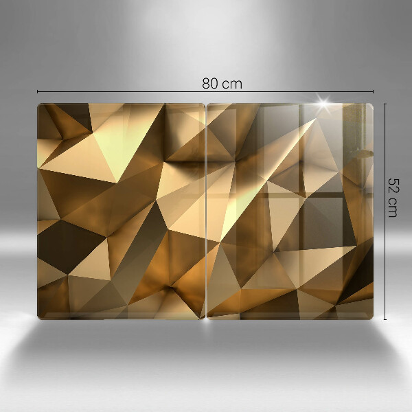 Copri piano cottura in vetro Sfondo di astrazione della struttura