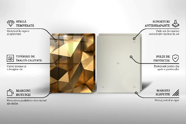 Copri piano cottura in vetro Sfondo di astrazione della struttura