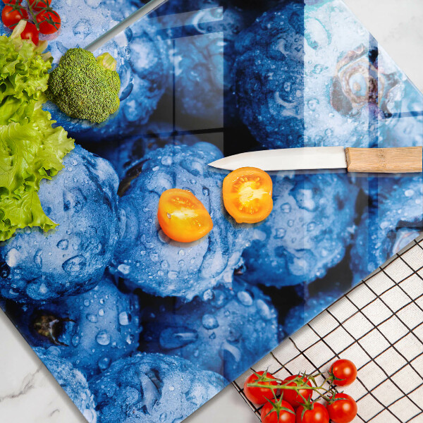 Copri piano cottura in vetro Mirtilli succosi