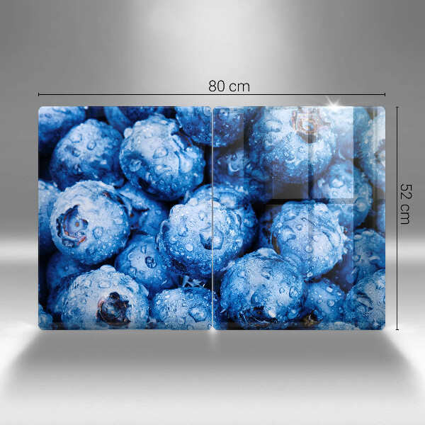 Copri piano cottura in vetro Mirtilli succosi