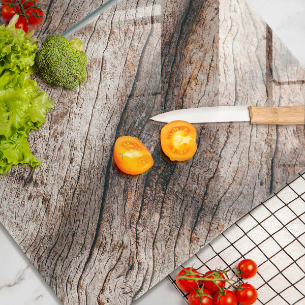 Copri piano cottura in vetro Struttura in legno