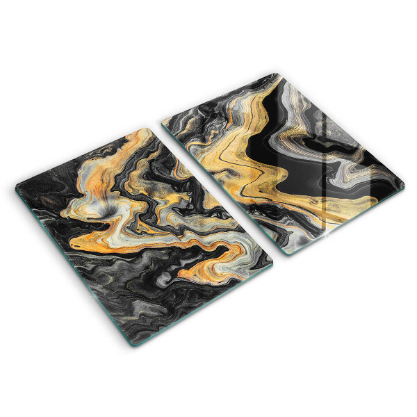 Copri piano cottura in vetro Struttura astratta