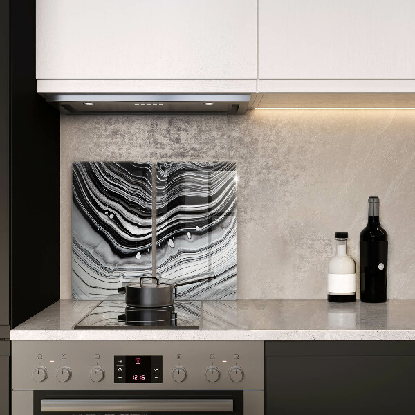 Copri piano cottura in vetro Astrazione dell'inchiostro