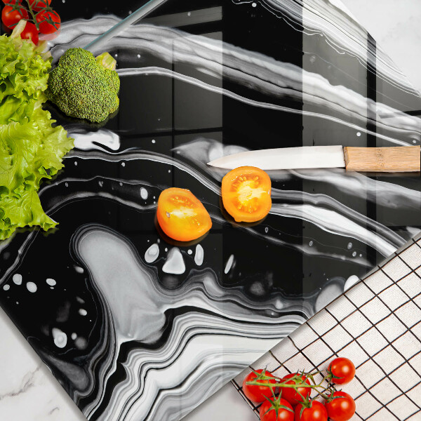 Copri piano cottura in vetro Astrazione dell'inchiostro