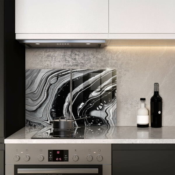 Copri piano cottura in vetro Astrazione dell'inchiostro