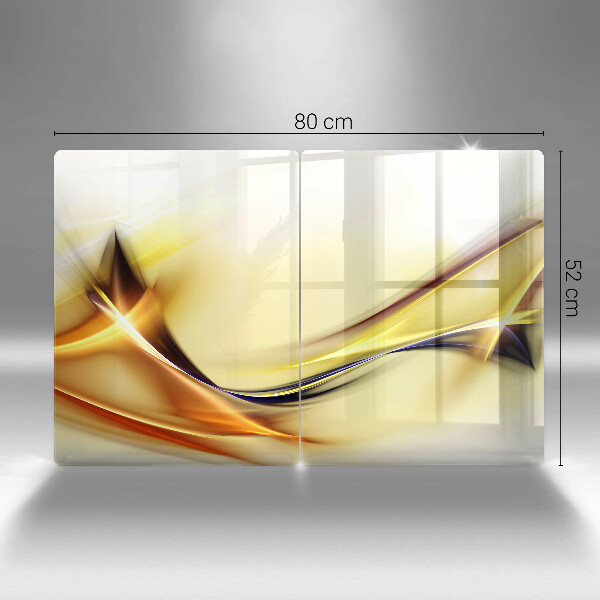 Copertura piano cottura Linee astratte di luce