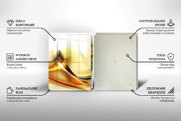 Copertura piano cottura Linee astratte di luce