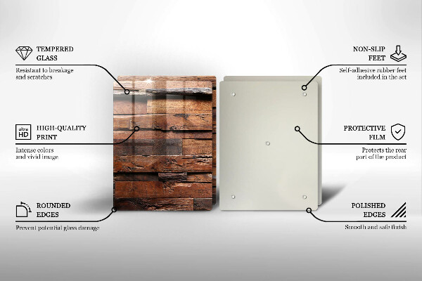 Copertura piano cottura Tavole di legno decorative