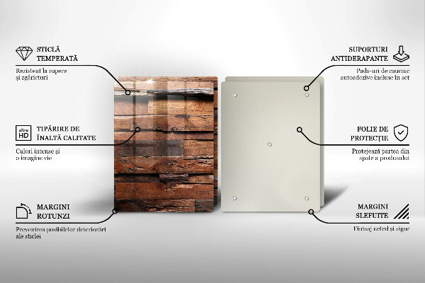 Copertura piano cottura Tavole di legno decorative