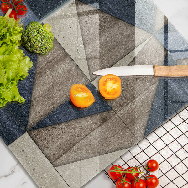 Copri piano cottura in vetro Astrazione geometrica