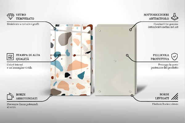 Copri piano cottura Gres decorativo