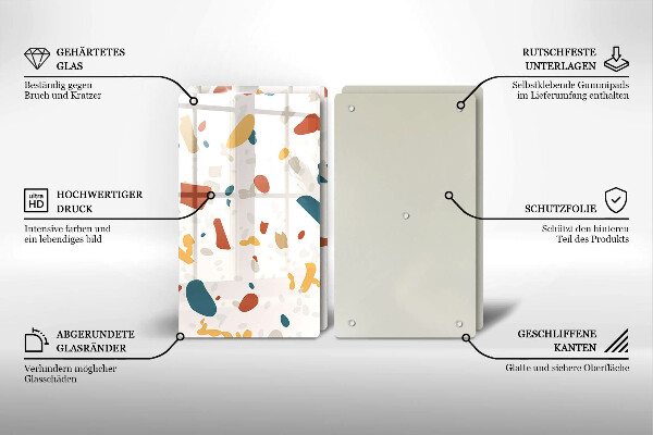 Copri piano cottura Gres decorativo