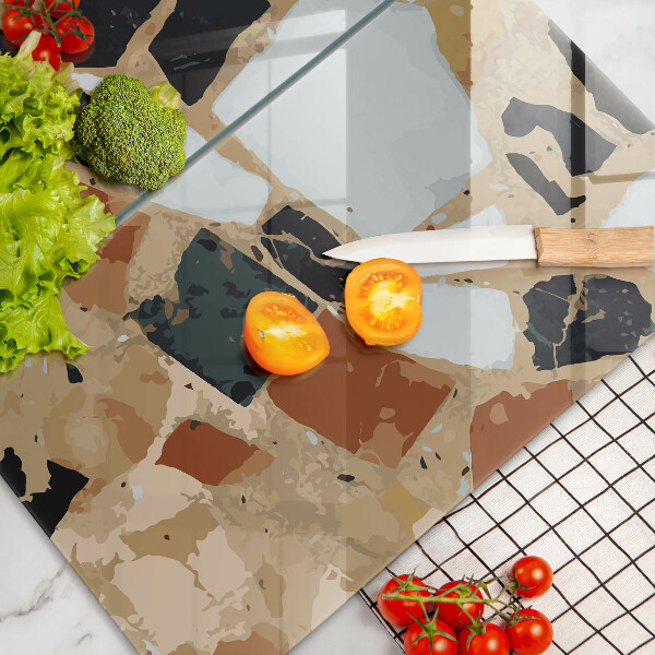 Copri piano cottura Piatto con pietre decorative