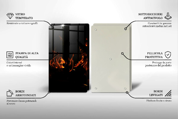 Copri piano cottura Accendi una fiamma viva