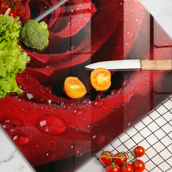 Copertura piano cottura Petali di fiori di rosa