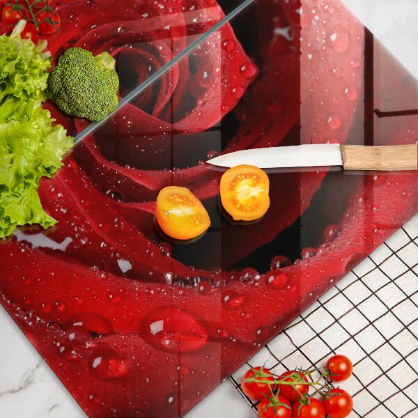 Copertura piano cottura Petali di fiori di rosa