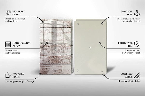 Copertura piano cottura Vecchie tavole di legno