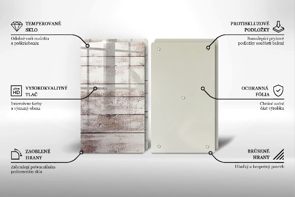 Copertura piano cottura Vecchie tavole di legno