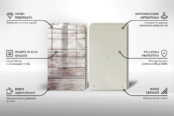 Copertura piano cottura Vecchie tavole di legno