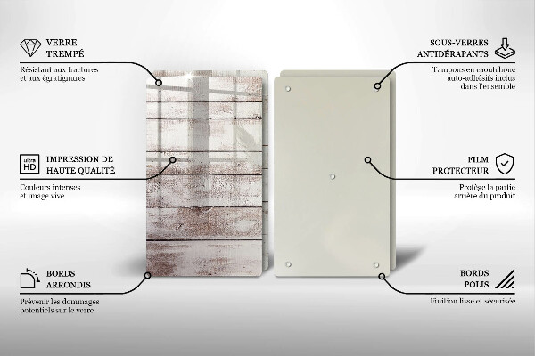 Copertura piano cottura Vecchie tavole di legno