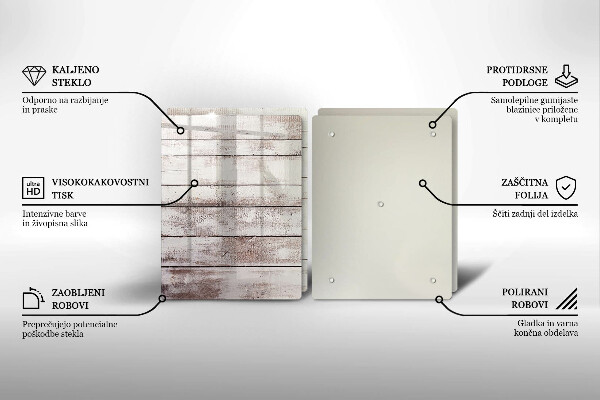 Copertura piano cottura Vecchie tavole di legno