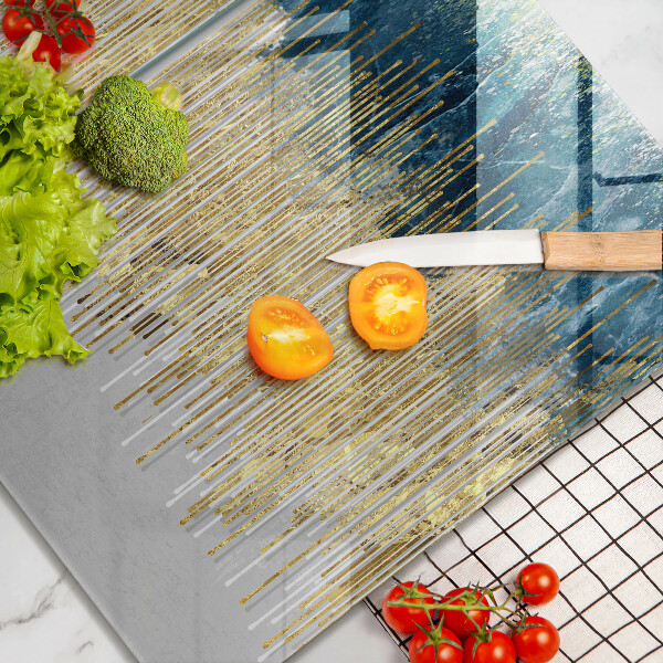 Copri piano cottura in vetro Astrazione del designer